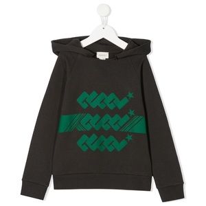 Gucci kids logo print hoodie